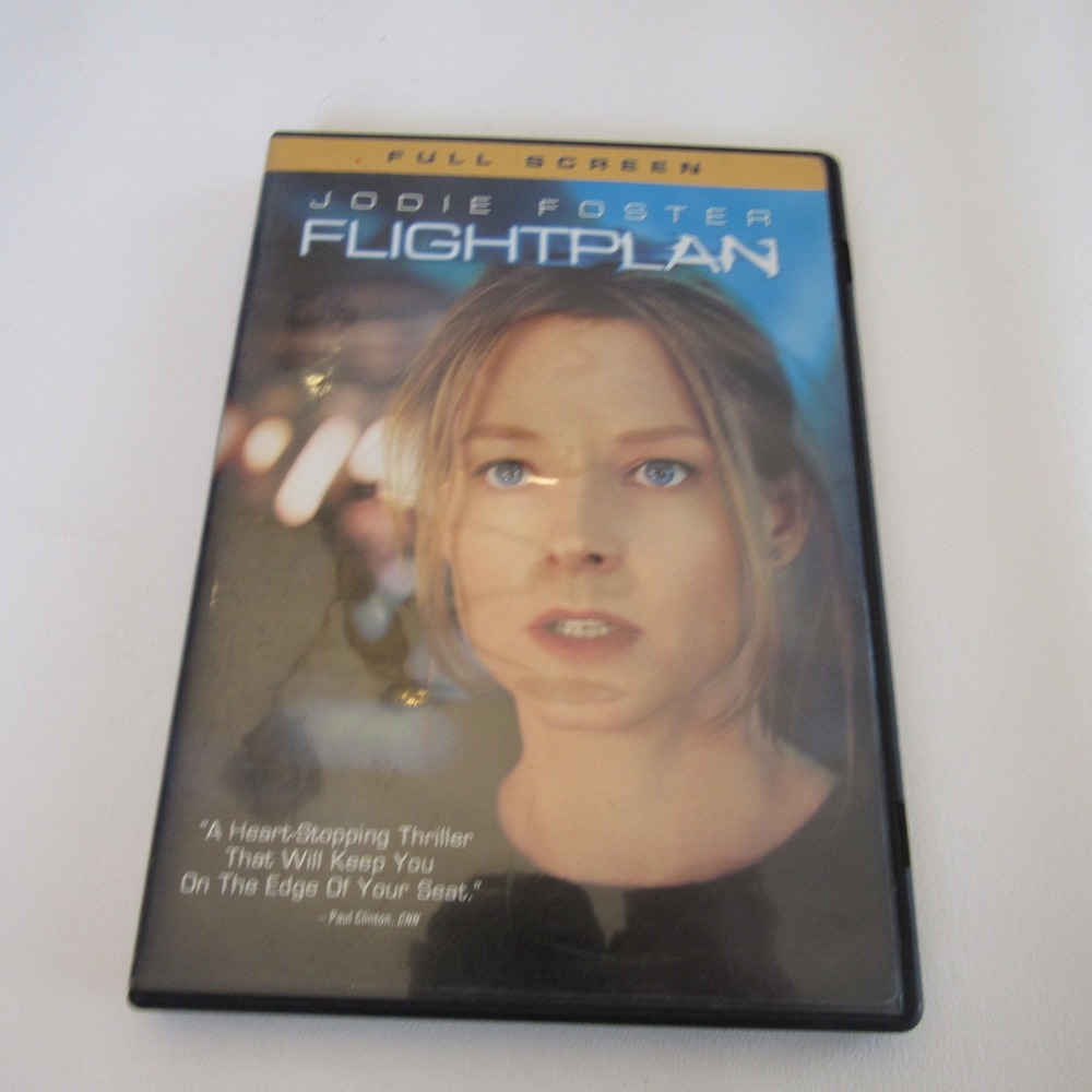 Flightplan‎ DVD Jodie Foster Full Screen Psychological Thriller Mystery Movie